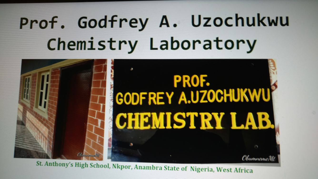 Prof Uzochukwu Chemistry Lab Prof Uzochukwu Chemistry Lab